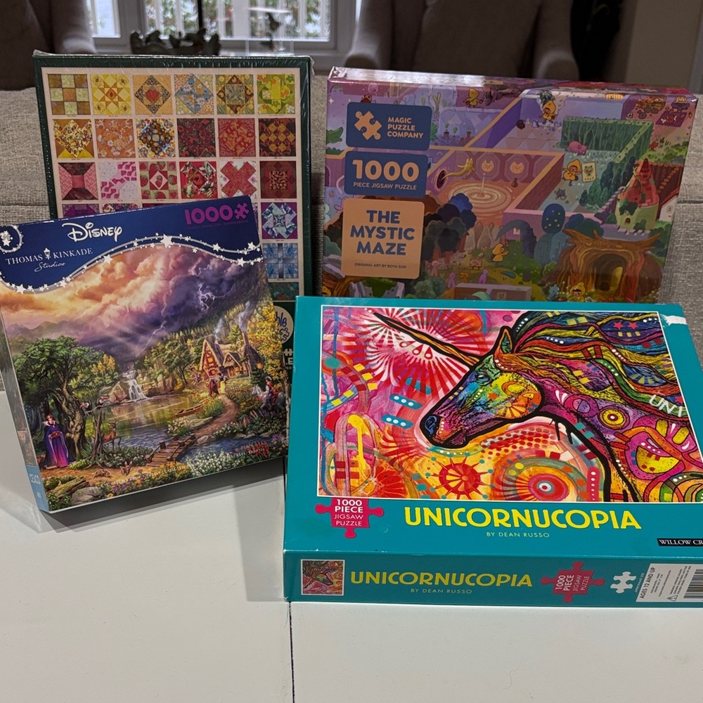 Colorful Jigsaw Puzzle Set